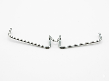 Seguro antirruido para pastilla de freno a disco. Fiat 1500/1600/125/Multicarga