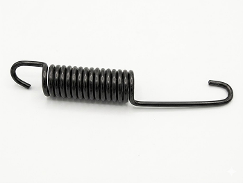Resorte superior para zapatas de freno delantero y trasero. Largo 133mm. Mercedes Benz LP/608 D